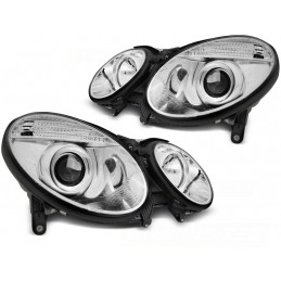 Front headlights for Mercedes E-Class 2002-2006 Look Phase 2