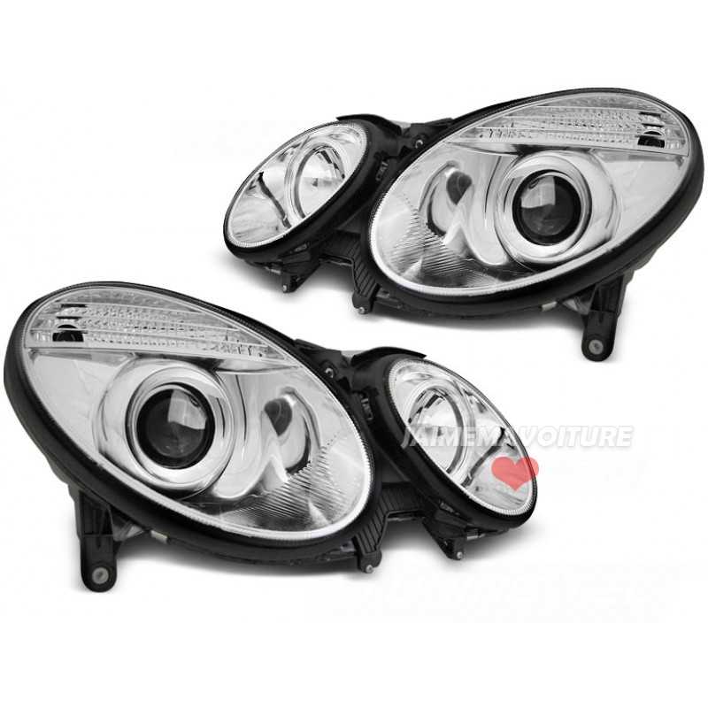 Front headlights for Mercedes E-Class 2002-2006 Look Phase 2 Front headlights for Mercedes E-Class 2002-2006 Look Phase 2
