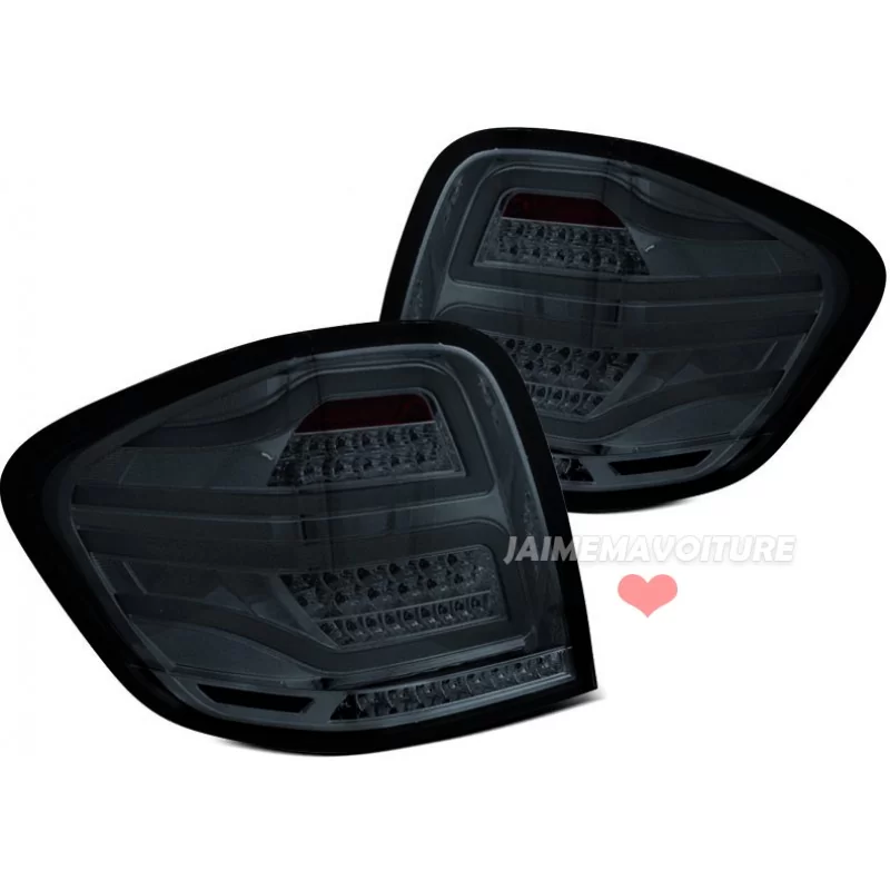 For Mercedes ML W164 red smoke Led tail lights