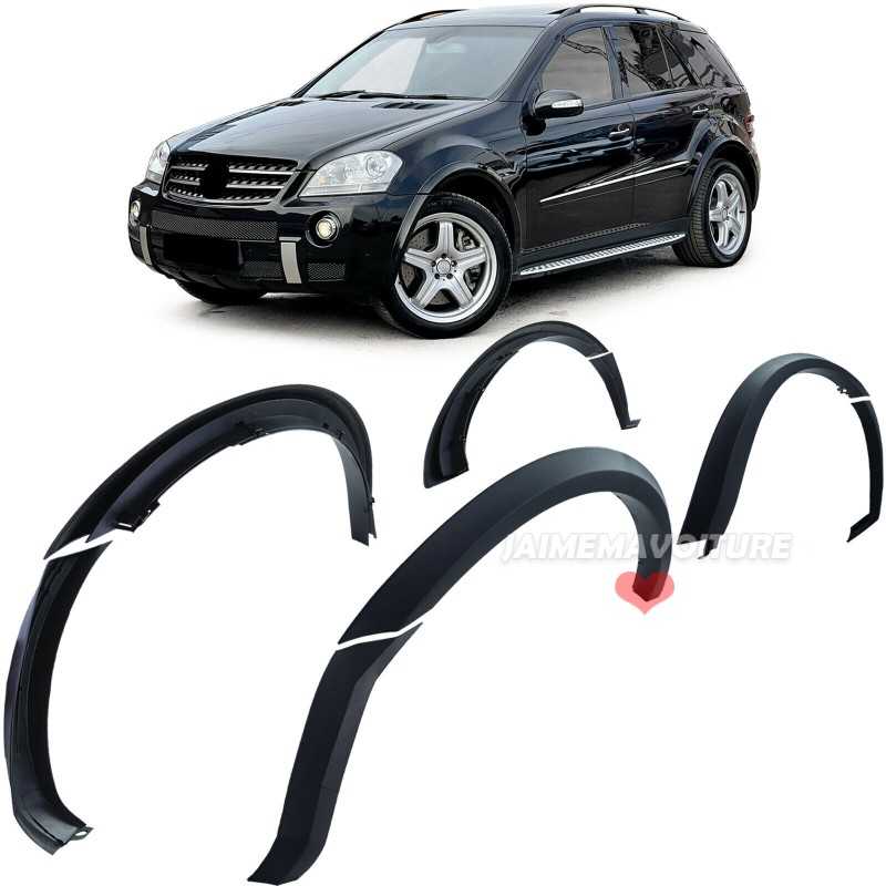 Contour extension ailes pour Mercedes ML W164 2005-2011 look Sport