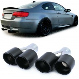 Sorties pot échappement noires pour BMW E92 E93