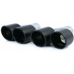 Black exhaust tailpipes for BMW E92 E93