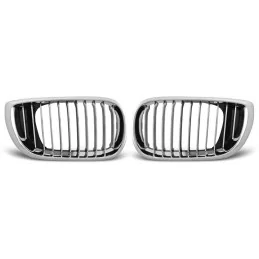 For BMW E46 sedan 02-05 Chrome black grille Grill