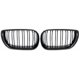 Haricot double barre calandre noire pour BMW Série 3 2001-2005