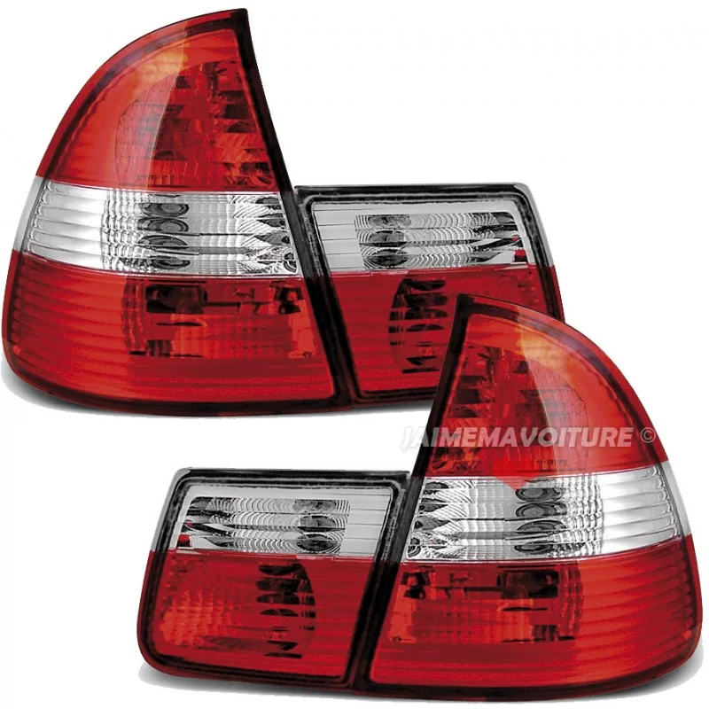 Achterlichten voor BMW E46 Touring Rood Wit 1999-2005