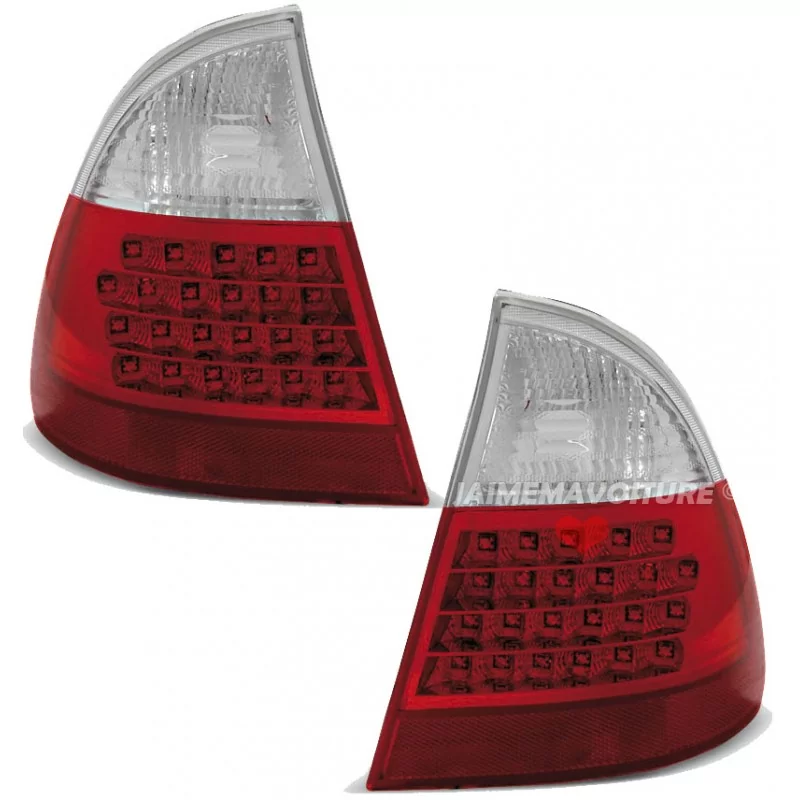 Feux tuning LED pour BMW E46 Touring Rouge Blanc Feux tuning LED pour BMW E46 Touring Rouge Blanc