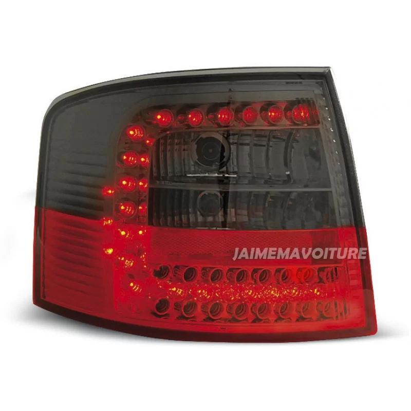 para Audi A6 antes de rotura luces leds traseras EE rojo negro