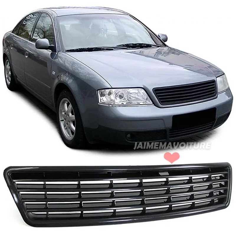 Calandre noire sans logo pour Audi A6 1997-2001