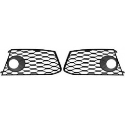 Grilles antibrouillard pare-chocs avant pour Audi A6 2011-2014 look RS6