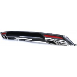 Diffuseur parechoc arrière Mercedes classe S W222 2013-2017 look CARBONE