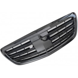 Glänzend schwarzer Kühlergrill für Mercedes S-Klasse W222 2013-2020 - mit NIGHTVISION