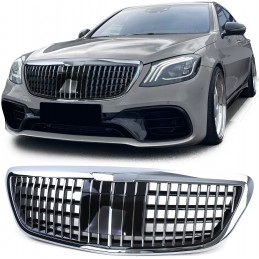 Calandre tuning chrome pour Mercedes Classe S W222 2013-2020