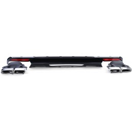 Rear bumper diffuser Mercedes E-class 2016-2020 look E63 - NORMAL (non-AMG)