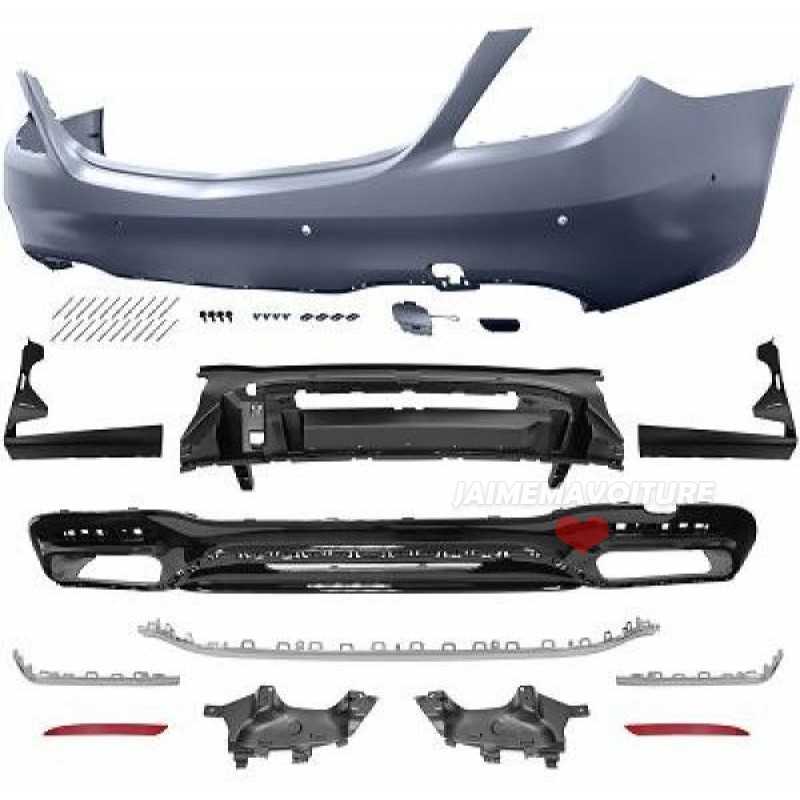 Rear bumper look AMG S65 for Mercedes class S W222 2013-2017