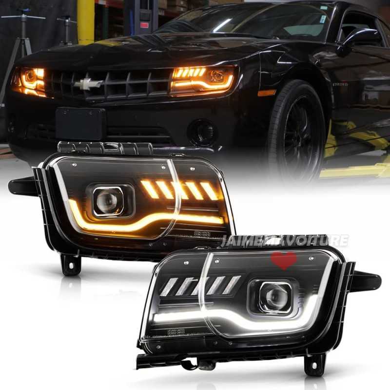 Par de faros para CAMARO 2009-2013 Led