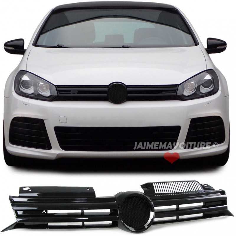 Schwarzer Kühlergrill VW Golf 6 2008 2009 2010 2011 2012 2013