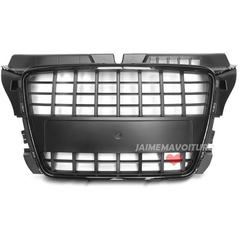 Schwarzer Kühlergrill für Audi A3 2008 2009 2010 2011 2012 Schwarzer Kühlergrill für Audi A3 2008 2009 2010 2011 2012
