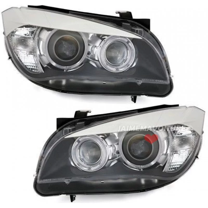 Angel eyes front headlights for BMW X1 E84