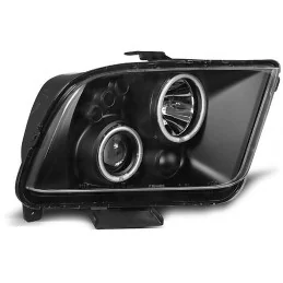 Black front headlights for Ford Mustang 2005 - 2009