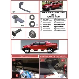 Kit de caminata lateral para VW Tiguan II 2016-2020