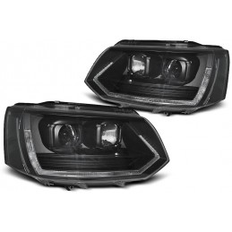 LEDS front headlights daytime running lights for VW T5 2010-2015 look T6