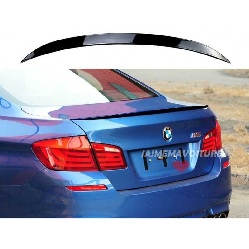 Spoiler lip trunk extension black varnished BMW 5 Series F10
