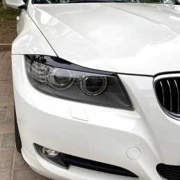 Black varnished headlamp cover set E90 E91