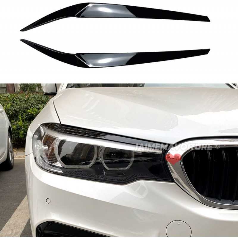 Párpados de faros negros para BMW Serie 3 G20 G21 2019-2022