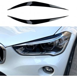 Schwarze Scheinwerfer Augenlider für BMW 5er G30 G31 2017-2020