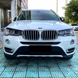 Black headlight eyelids for BMW X1 2015-2019 F48