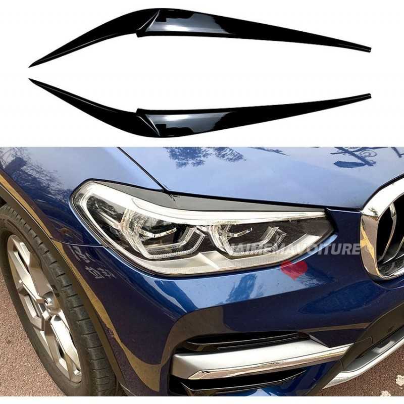 Black painted headlight lenses for BMW X3 G01 X4 G02