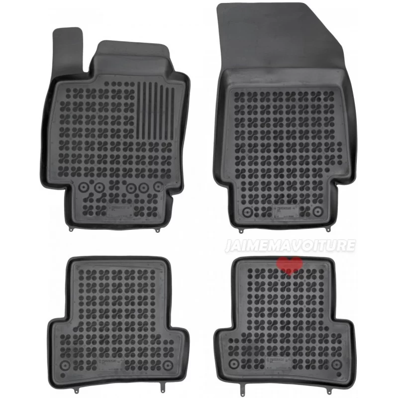 Rubberen matten voor Renault Clio 3 en 4 2005-2019 Rubberen matten voor Renault Clio 3 en 4 2005-2019