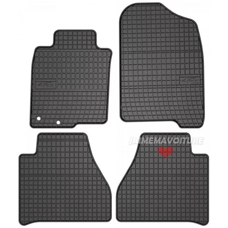 Tapis caoutchouc pour Nissan Navara II 2016-2022