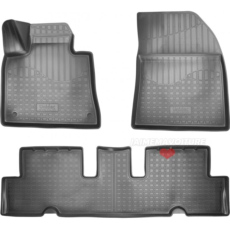 Tappetini in gomma per Citroen C4 Grand Picasso II 2013-2018