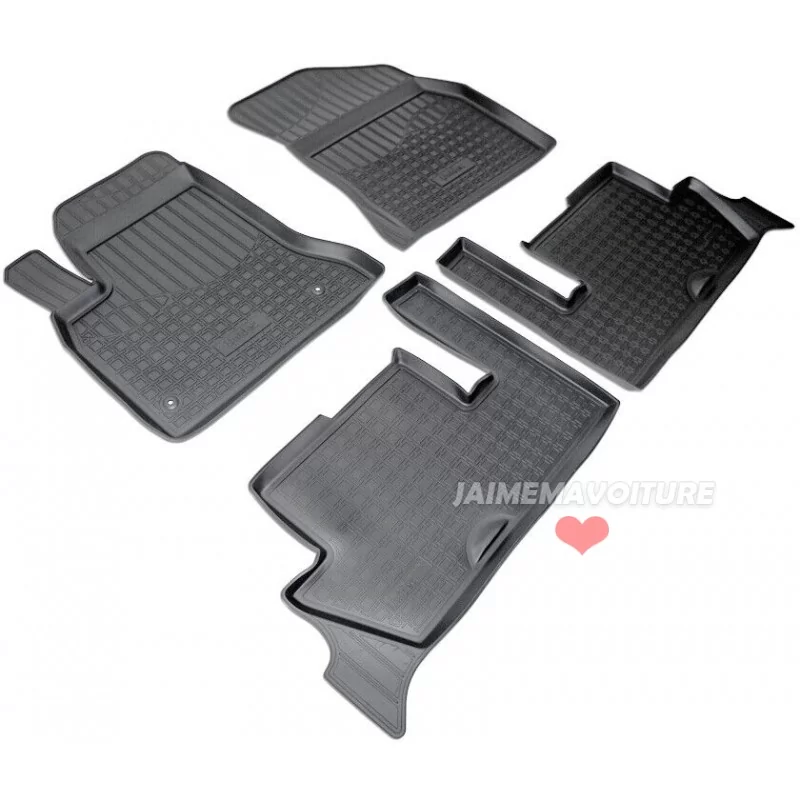 Tapis caoutchouc pour Citroen C4 Picasso I 5 places 2006-2013 Tapis caoutchouc pour Citroen C4 Picasso I 5 places 2006-2013