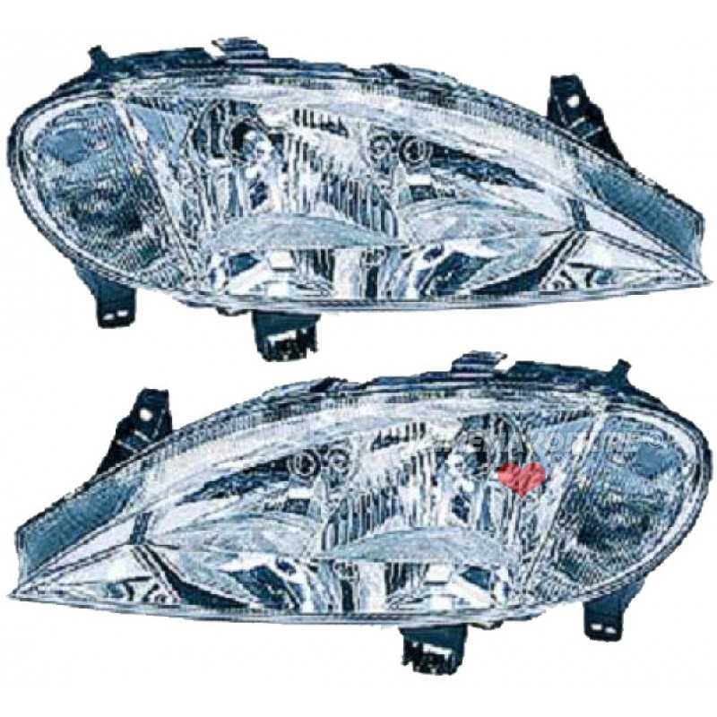 Faros delanteros para Renault Megane 1999-2002 - Tipo H4