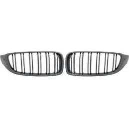 Twin-bar sportgrill i kolfiber för BMW 4-serie 2013-2021