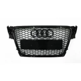 Kühlergrill für Audi A4 B8 2007-2011 Look RS4 schwarz lackiert