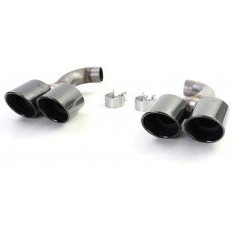 kit diffusore look performance + terminali neri per BMW X4 G02 2018 2021