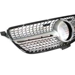 Grey diamond bar grille for Mercedes GLE Coupé C292