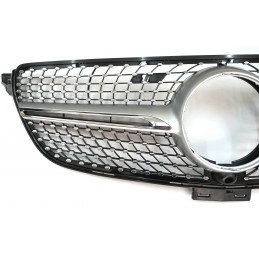 Grey diamond bar grille for Mercedes GLE Coupé C292