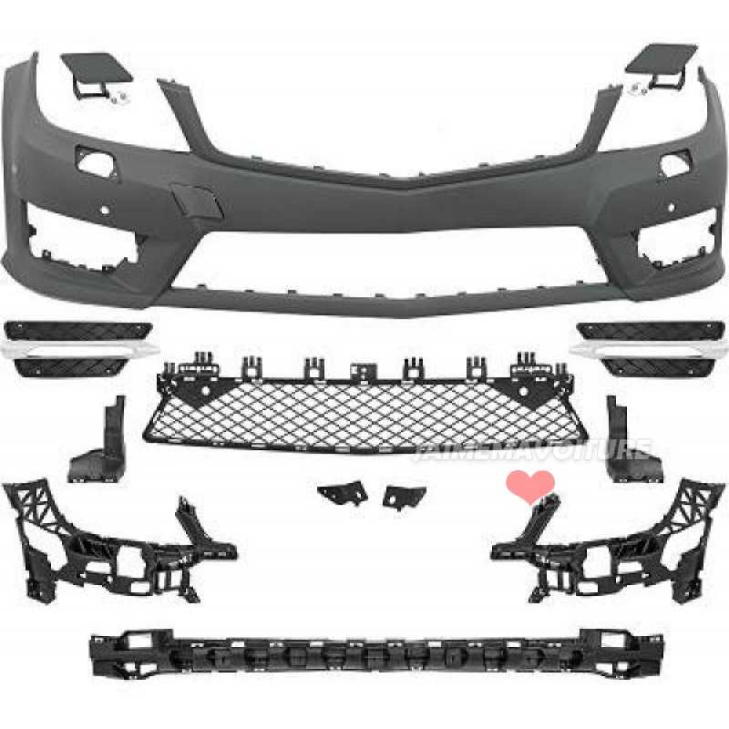 Front bumper for Mercedes class C type C63 AMG - WITH PDC