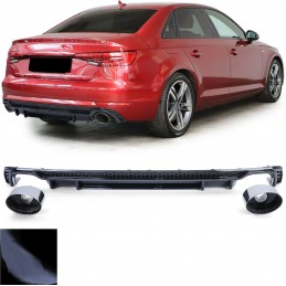 Rear spoiler diffuser for Audi A4 B9 S-LINE 2015-2019