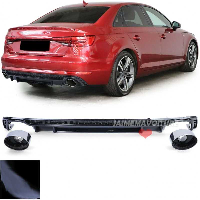 Kit sorties et diffuseur pour Audi A4 B9 S-LINE 2015-2019 look RS4