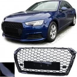 Look for Audi A4 B9 RS4 - black grille painted