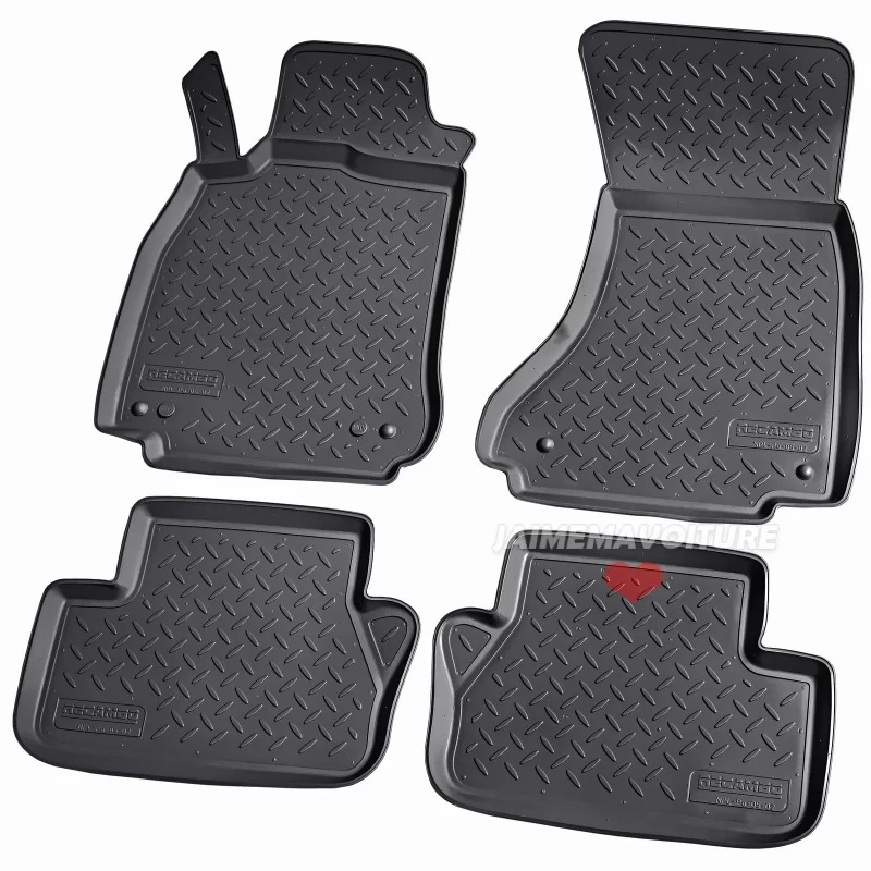 Tapis 3D caoutchouc pour Audi A4 B8 B9 2007-2023