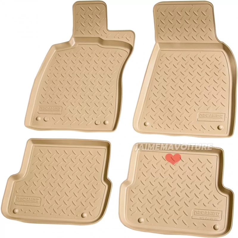 Tapis beige pour Audi A6 C6 4F 2004-2011