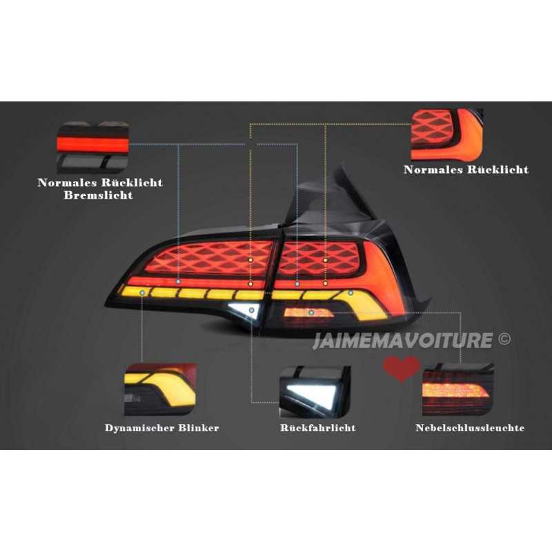 Feux arrières tuning led pour Tesla Model 3 2017-2023 Feux arrières tuning led pour Tesla Model 3 2017-2023