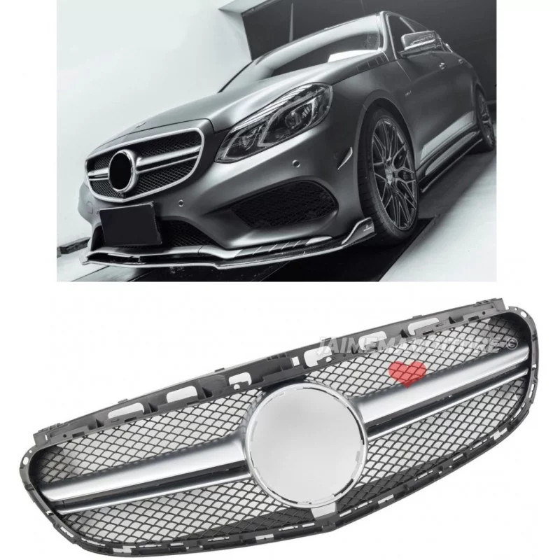 Kühlergrill für Mercedes E-Klasse W212 AMG und Avantgarde 2013-2016 Jaimemavoituregpt 1 - Jaimemavoiture.fr 