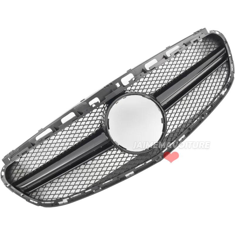 Sport grille for Mercedes class E W212 2014 Avantgarde - black chrome